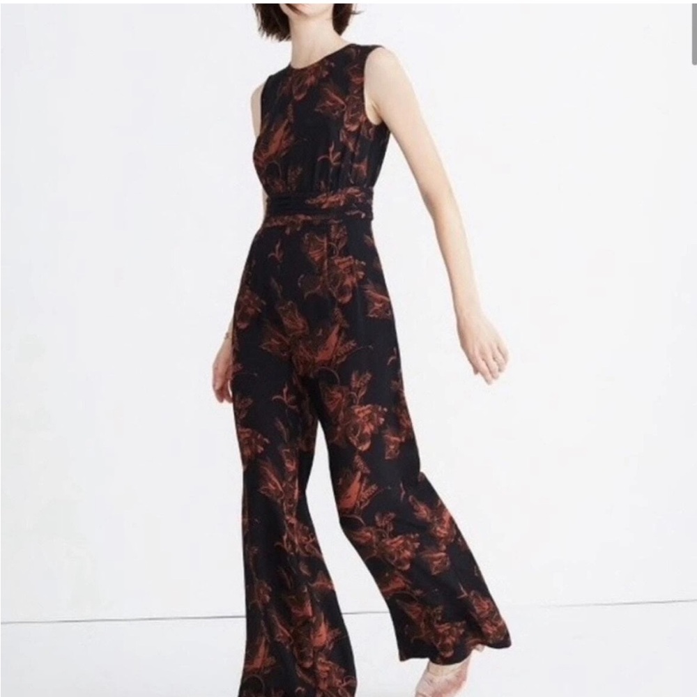 Madewell x No.6 silk Isabella Jumpsuit